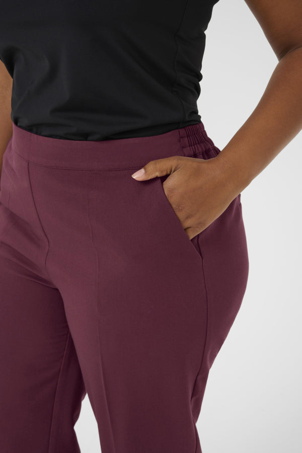 Kaffe Curve broek 10581088 KCsakira Bordeaux