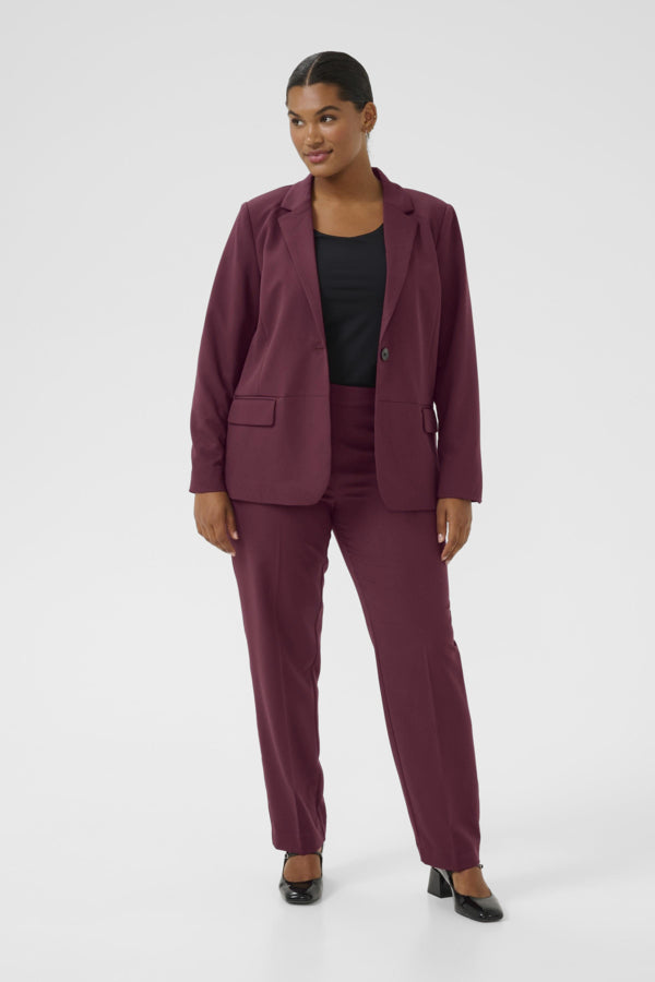 Kaffe Curve broek 10581088 KCsakira Bordeaux