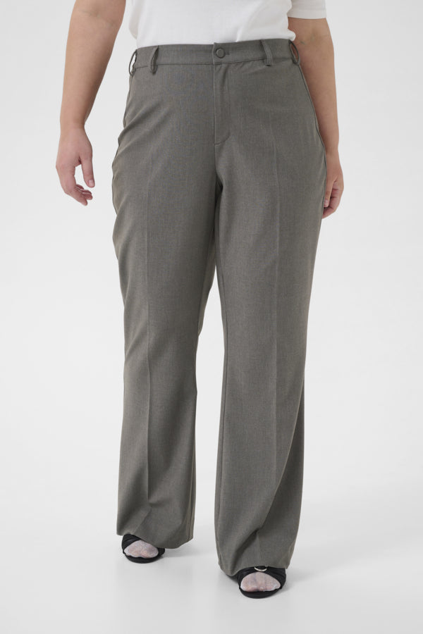 Kaffe Curve flared broek 10583856 KColia Grijs