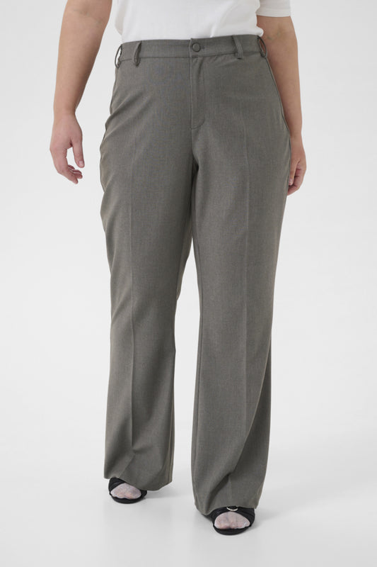 Kaffe Curve flared broek 10583856 KColia Grijs
