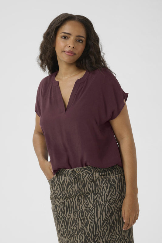 Kaffe Curve shirt 10583462 KCalia Fudge