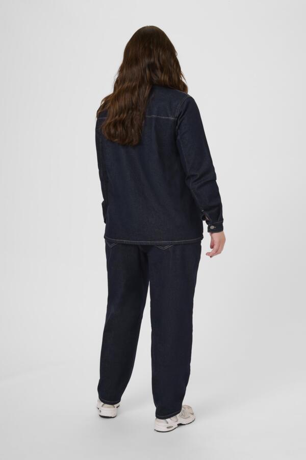 Kaffe Curve spijkerblouse 10584099 KCroria Blauw