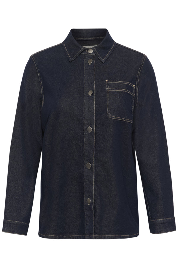 Kaffe Curve spijkerblouse 10584099 KCroria Blauw