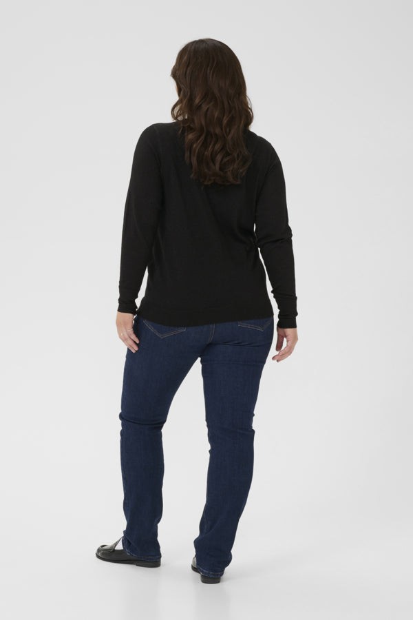 Kaffe Curve vest met knopen 10583800 KCregitta Zwart