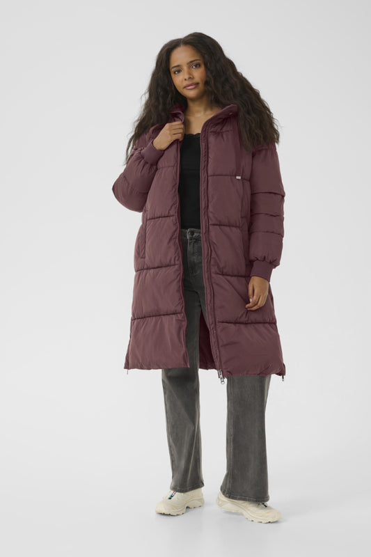 Kaffe Curve winterjas 10583496 KCniki Fudge