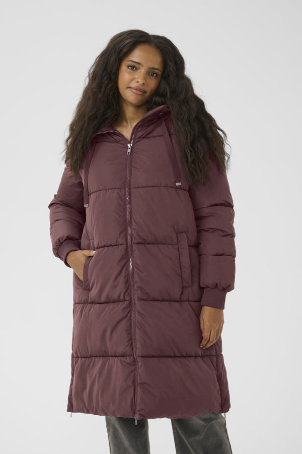 Kaffe Curve winterjas 10583496 KCniki Fudge