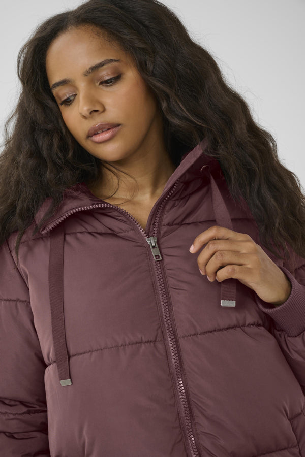 Kaffe Curve winterjas 10583496 KCniki Fudge