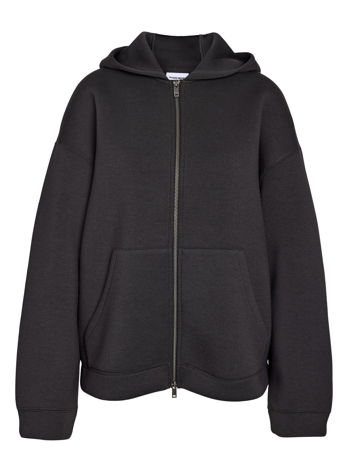 Noisy May Curve hoodie vest Obsidian