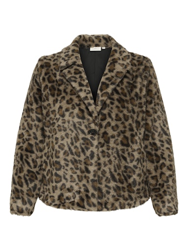 Only Carmakoma jas met V-hals 15361997 CARMERLIT Leopard