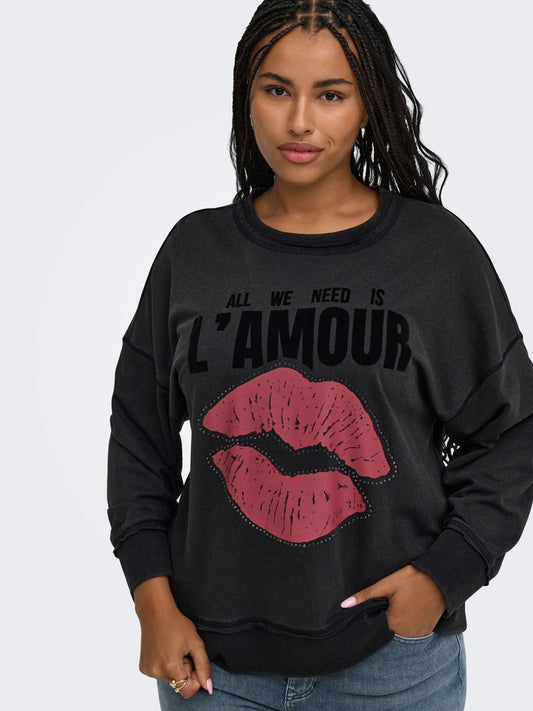 Only Carmakoma sweater 15381700 Grey