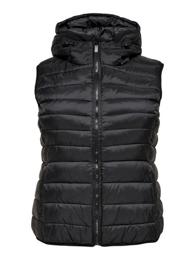 Only Carmakoma CARNEW TAHOE HOOD WAISTCOAT OTW NOO 15305695 177911 Black