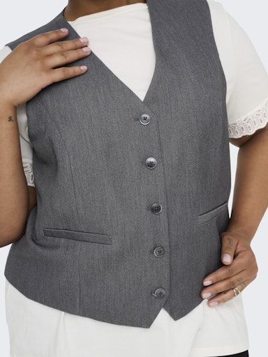 Only Carmakoma gilet 15353367 CARIRIS-HATTIE Grey