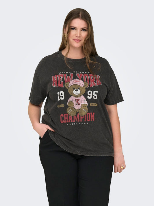 Only Carmakoma T-shirt 15355554 CARTICO Zwart