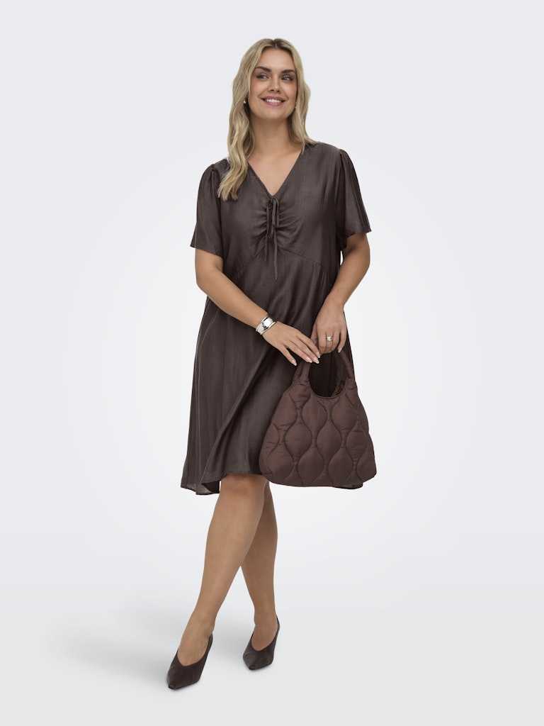 Only Carmakoma jurk 15372202 CARCECILIA Bruin