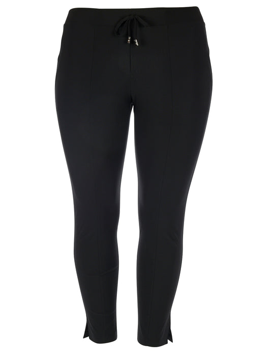 Only-M Pantalon 7/8 met splitje SC STRONG SC.PAN.S.029DG Zwart