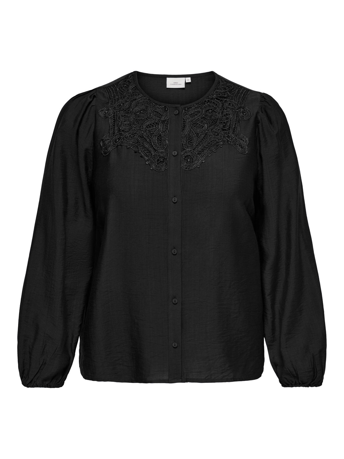 Only Carmakoma blouse Black lace, detailfoto