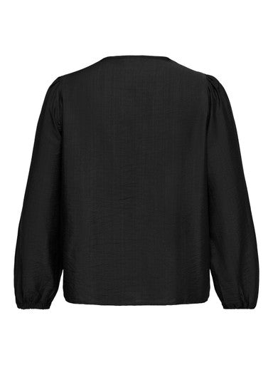 Only Carmakoma blouse Black lace, detailfoto