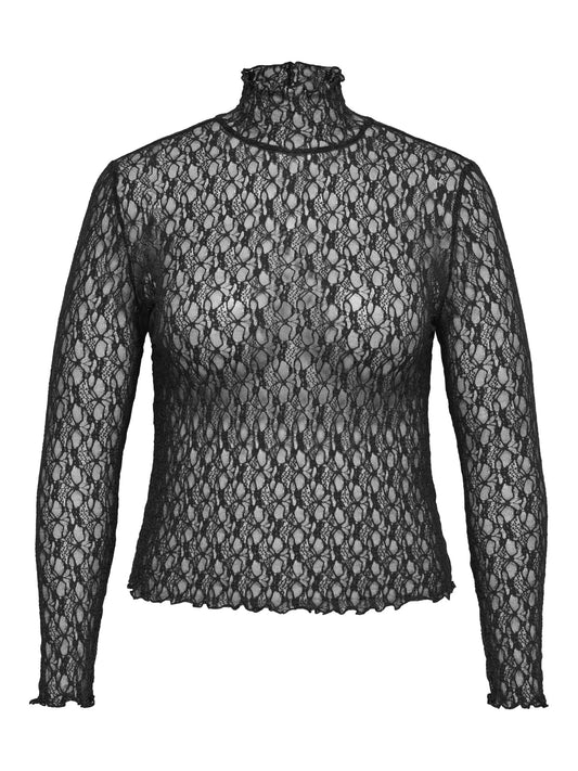 Only Carmakoma kanten top Phantom, nylon