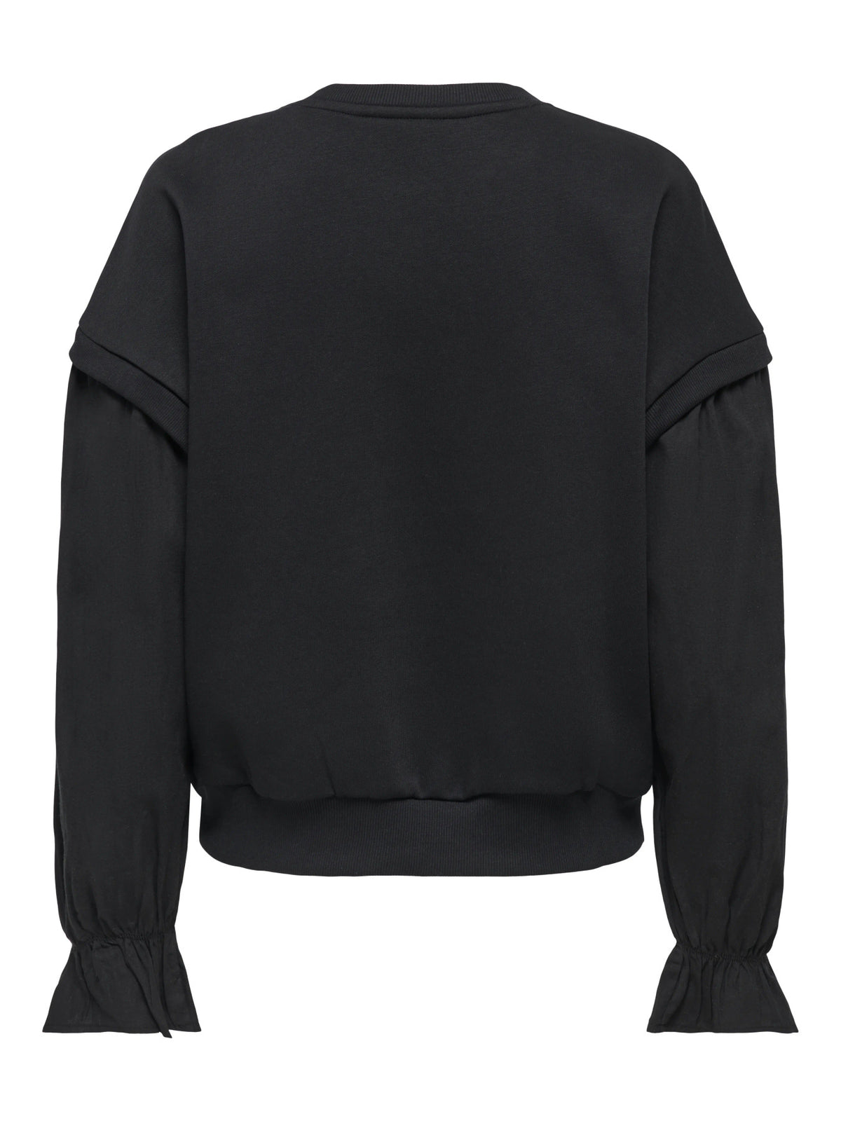 Only Carmakoma sweater zwart, detailfoto