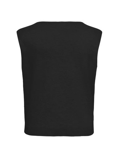 Only Carmakoma gilet, zwart, detailfoto
