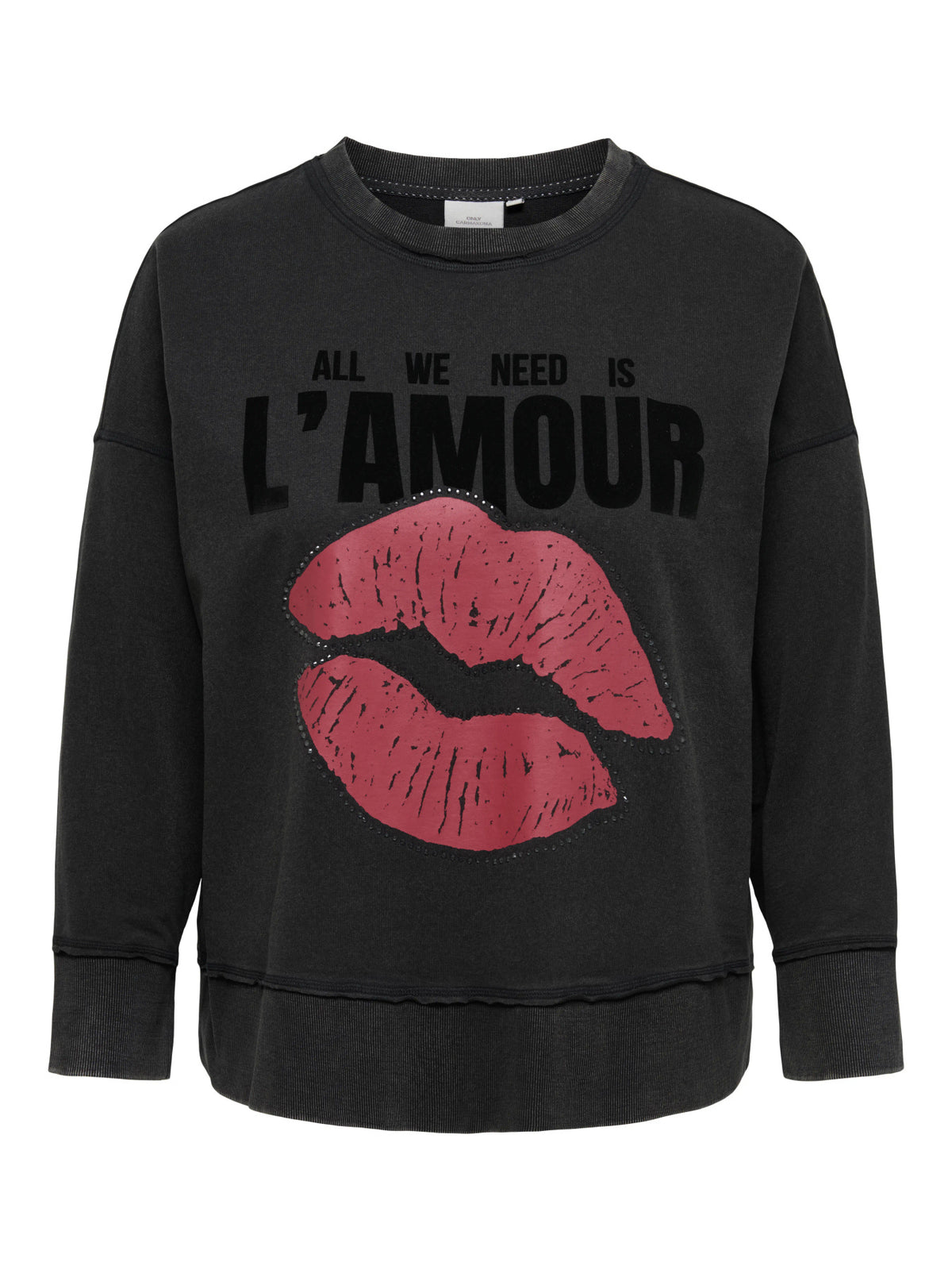 Only Carmakoma sweater Black/L'AMOUR
