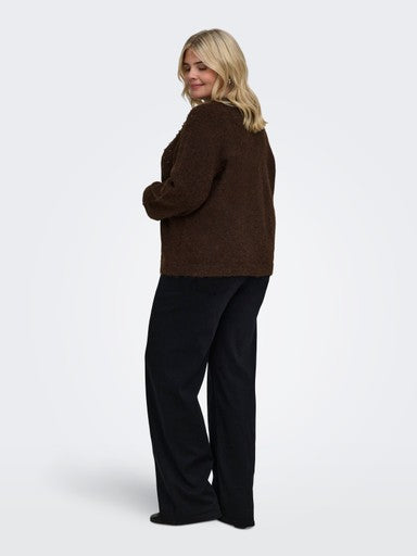 OnlyCarmakomaCARMIGGIELSO-NECKPEARLCARDIGAN15379413237375001CoffeeBean_Melange_SilverMetalPe__3
