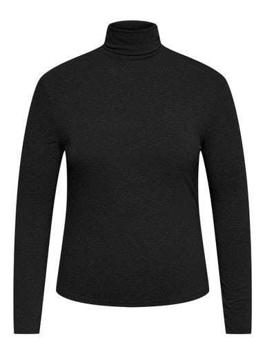Only Carmakoma top, Black/Melange, detailfoto