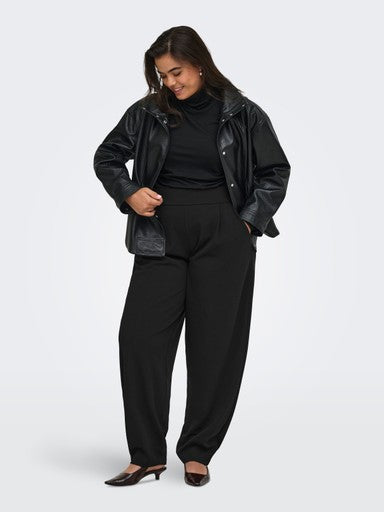 Only Carmakoma barrel broek, zwart, detailfoto