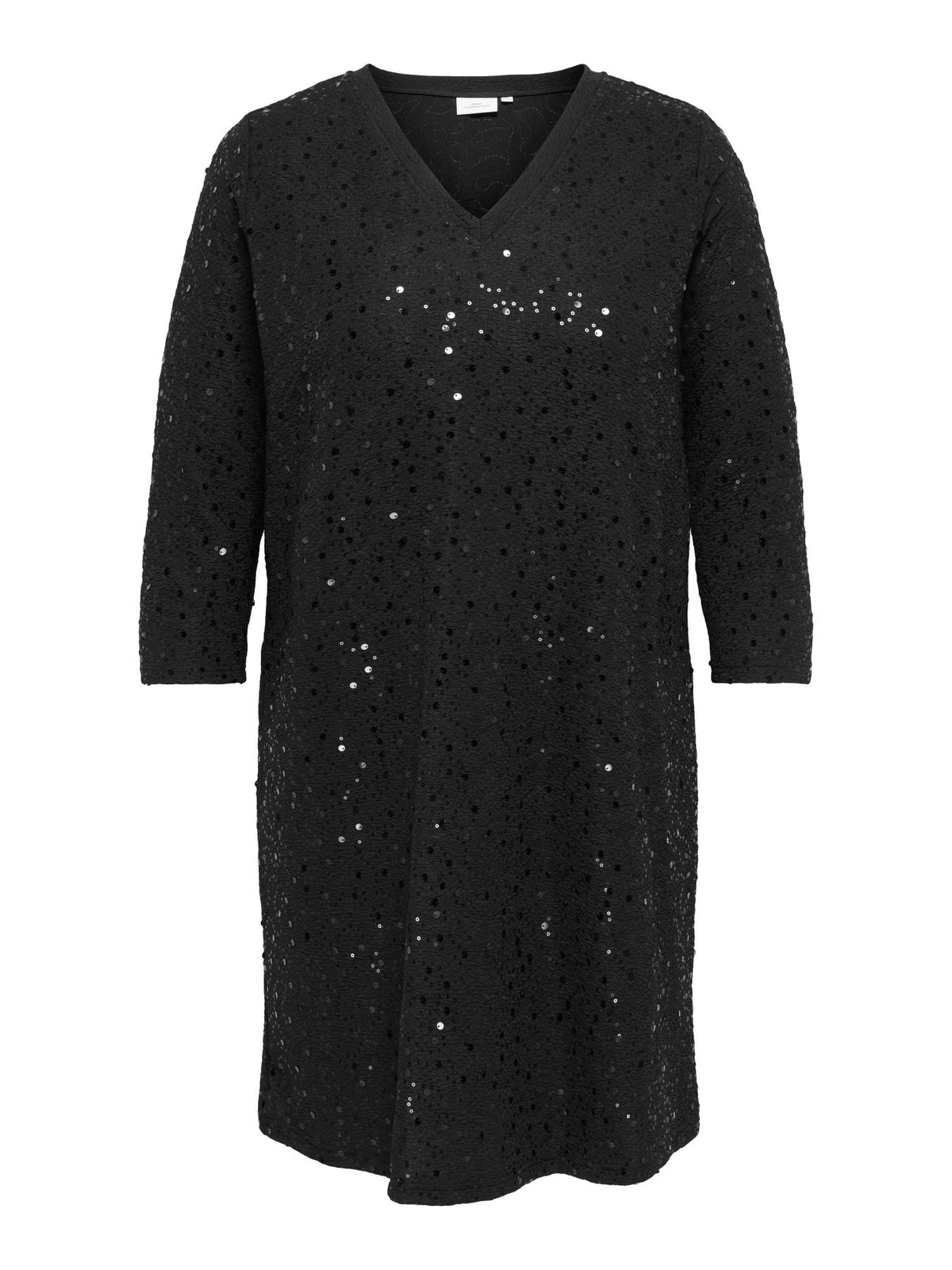 OnlyCarmakomaCARWHAM3_4V-NECKSEQMIDIDRESSJ15384246177911002Black_Blacksequins__1