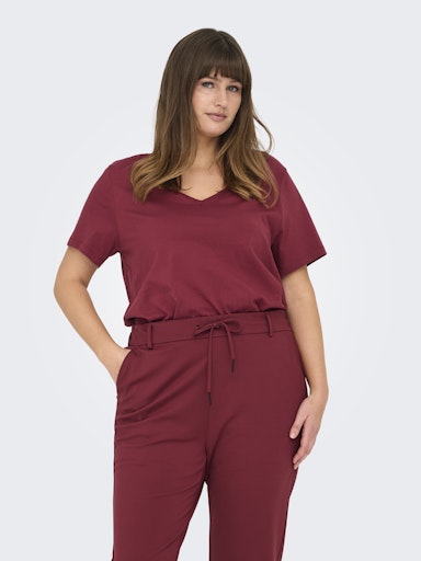 Only Carmakoma Carbonnie Shirt 15322776 Ruby