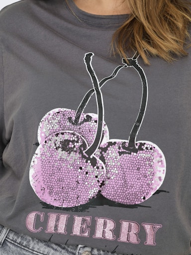 Only Carmakoma Only Carmakoma - CARMIKO cherry - shirt 15329117 Grey