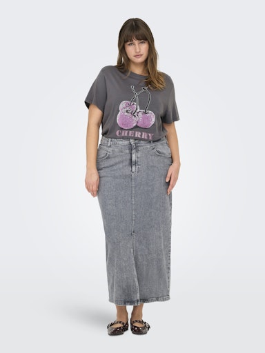 Only Carmakoma Only Carmakoma - CARMIKO cherry - shirt 15329117 Grey