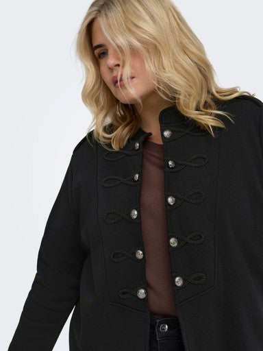 Only Carmakoma blazer zwart, detailfoto