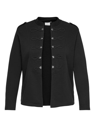 Only Carmakoma blazer zwart, detailfoto