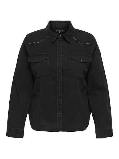 Only Carmakoma blouse 15355324 CARSASIA Zwart