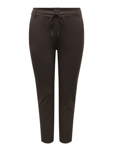 Only Carmakoma broek met elastische tailleband in de kleur Delicioso