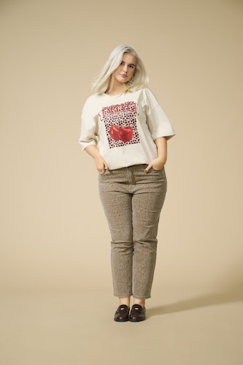 Only Carmakoma broek met print 15354833 CAREMILY  Leopard