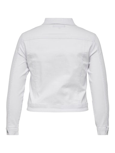 Only Carmakoma denim jack 15237814 CARWESPA  white