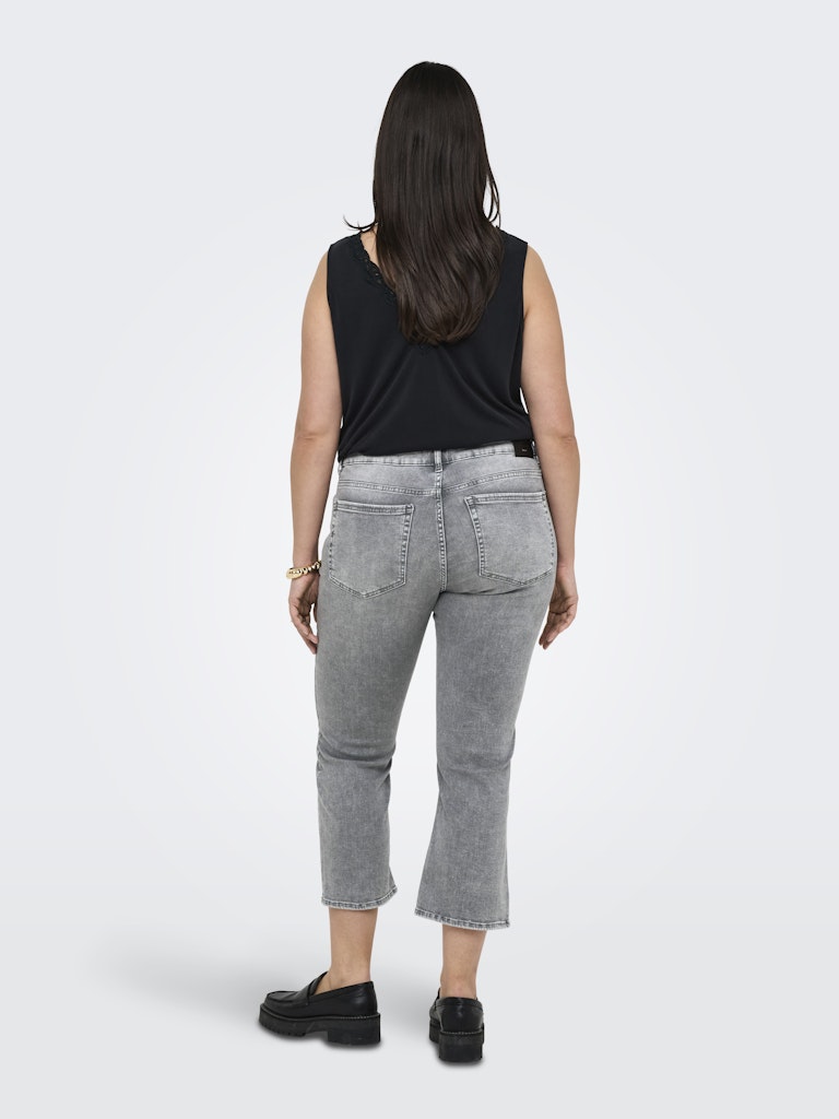 Only Carmakoma jeans cropped 15313801 CARWILLY Grey