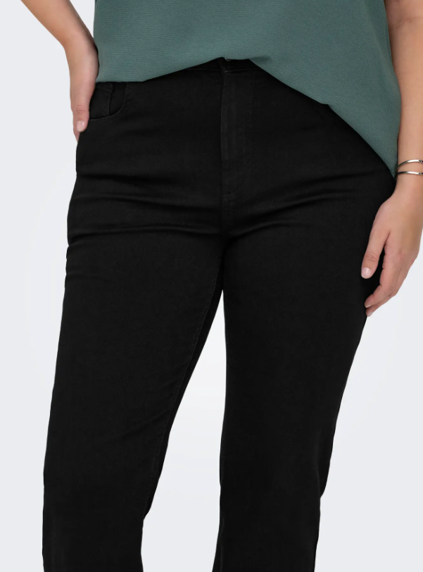 Only Carmakoma jeans flared 15352619 CARWILLY Zwart