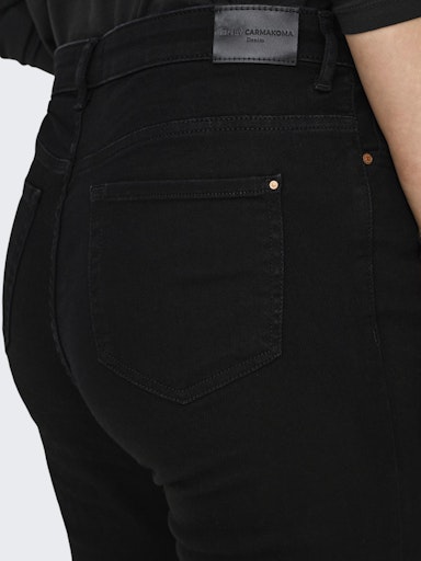 Only Carmakoma jeans met rechte pijp 15321079 32" CARSUI  Washed black