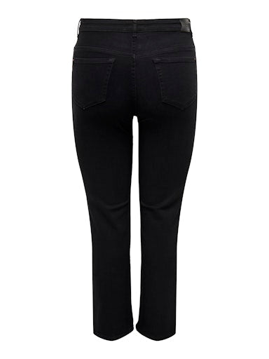 Only Carmakoma jeans met rechte pijp 15321079 32" CARSUI  Washed black