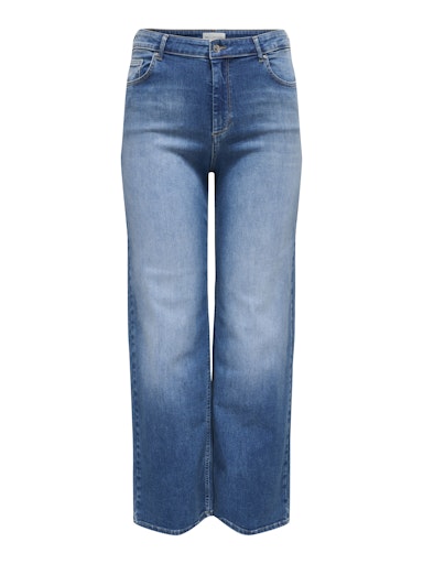 Only Carmakoma jeans wide fit "30 15337299  CARWILLY "30 med.blue denim