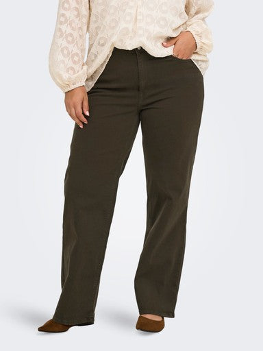 Only Carmakoma jeans Dark Brown Denim