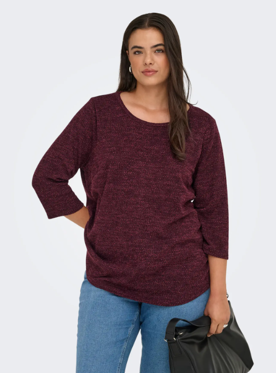 Only Carmakoma shirt 15196518 CARMARTHA Rood