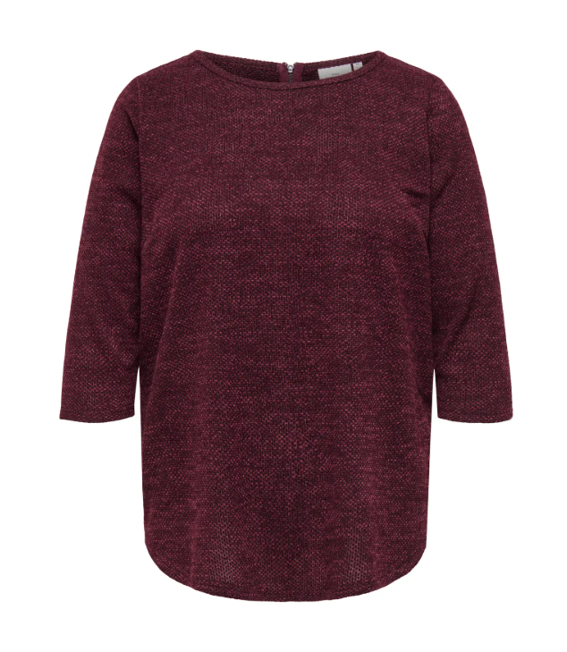 Only Carmakoma shirt 15196518 CARMARTHA Rood