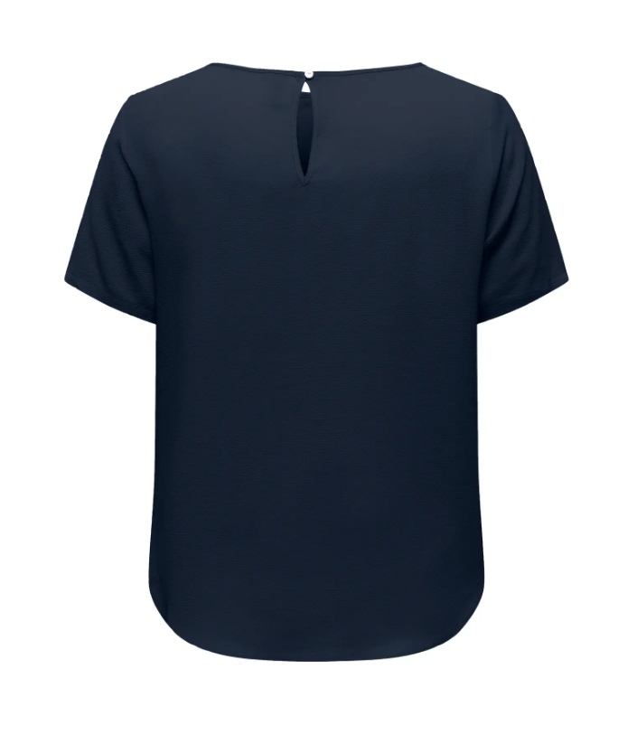 Only Carmakoma shirt met korte mouw 15218353 Carvica Indigo