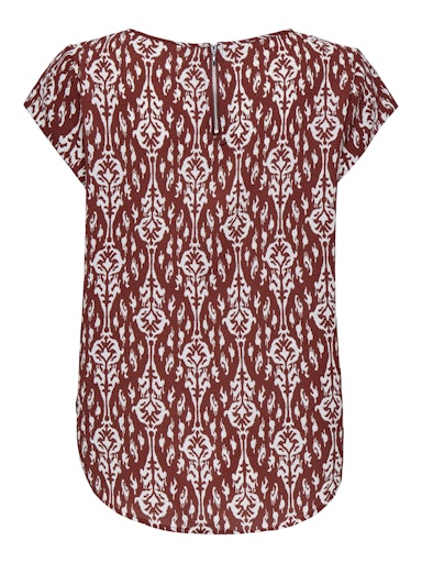Only Carmakoma shirt met korte mouw 15218353 Carvica Madder
