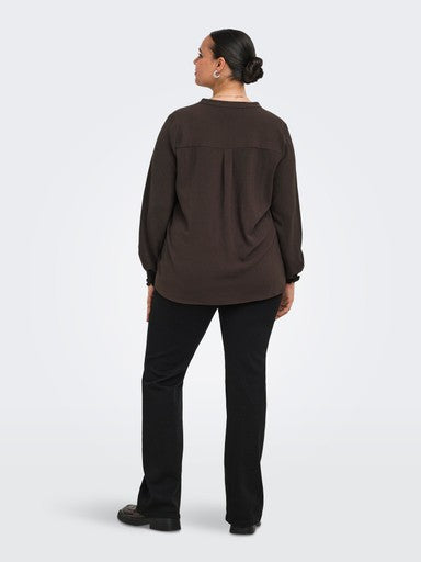 OnlyCarmakomashirtmetlangemouwen15285157Brown__3