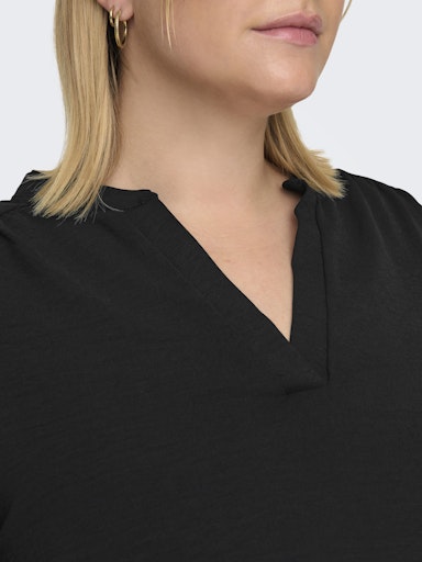 OnlyCarmakomashirtmetlangemouwen15285157Zwart__3